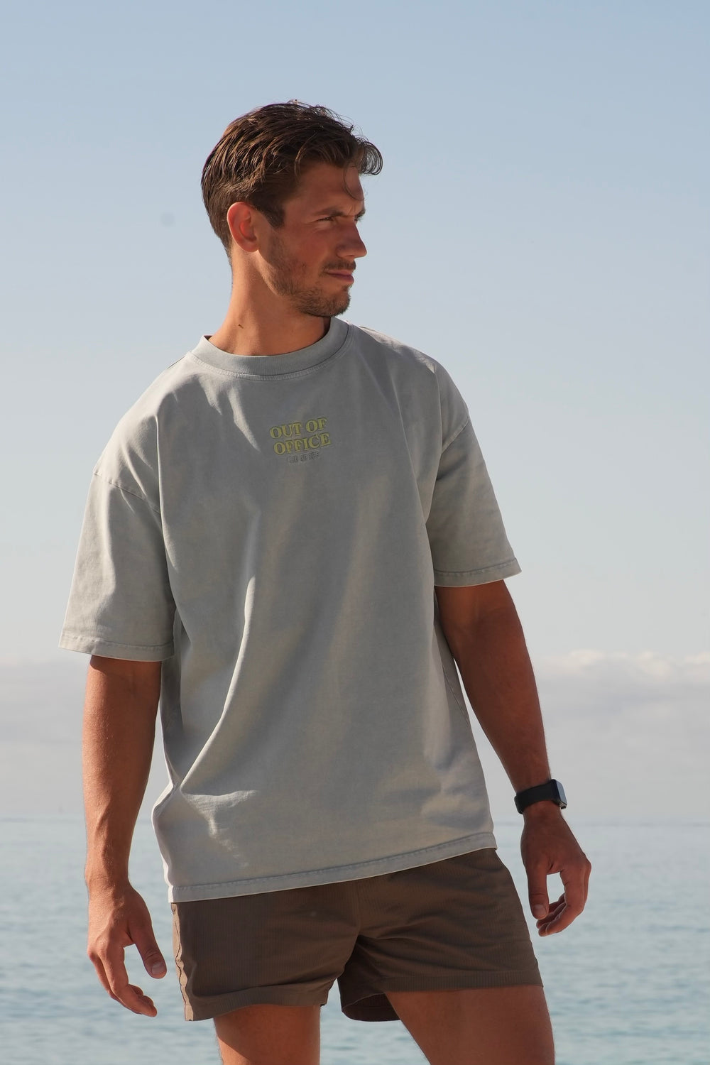 Out Of Office Tee - Coastal Blue