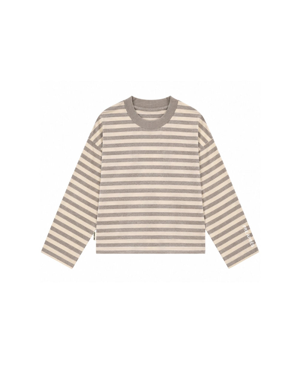 Logo Striped Long Sleeve - Brown/Yellow