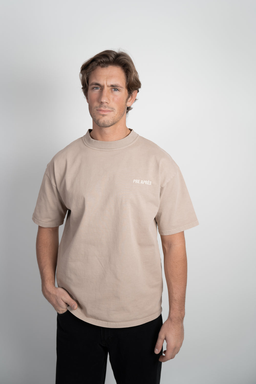 Base Washed Tee - Sandstone