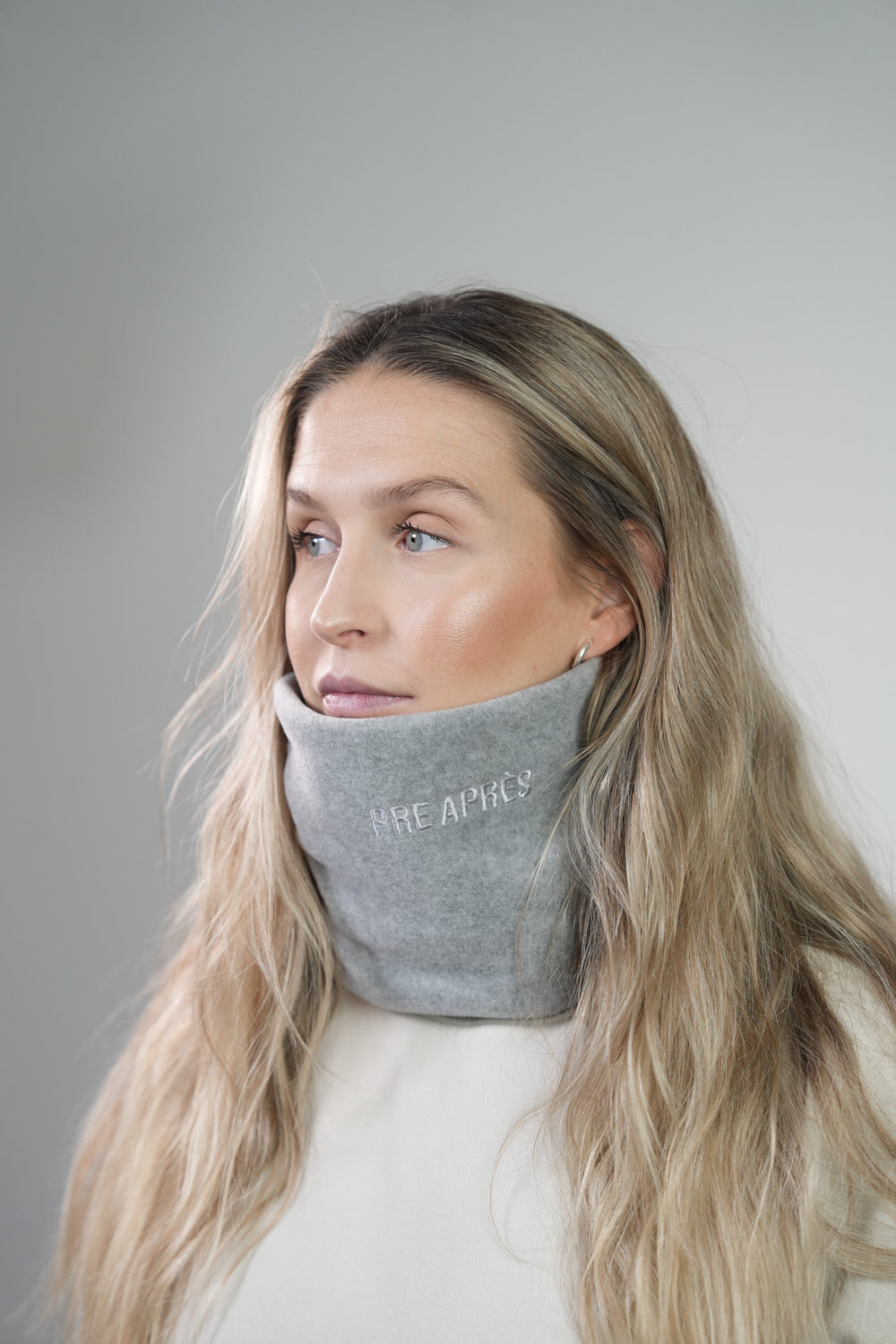 Fleece Neckwarmer - Stone Grey