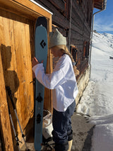 Boxy Cliff Long Sleeve - White