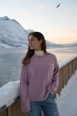 Boxy Alpine Long Sleeve - Dusty Lilac