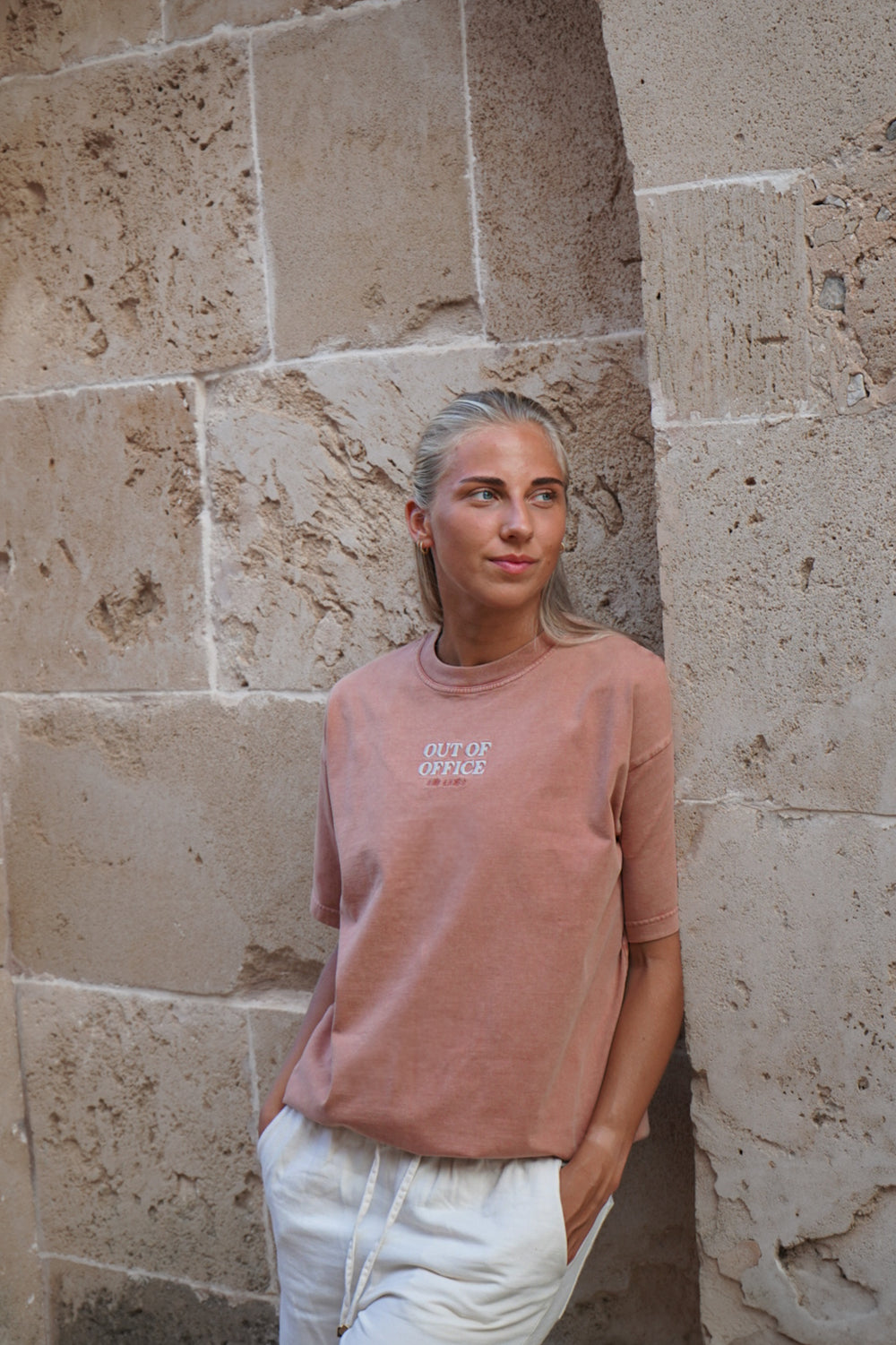 Out of Office Tee - Rusty Red