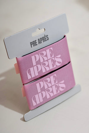 Pre Après Retro Ski Strap - Pink 2pk
