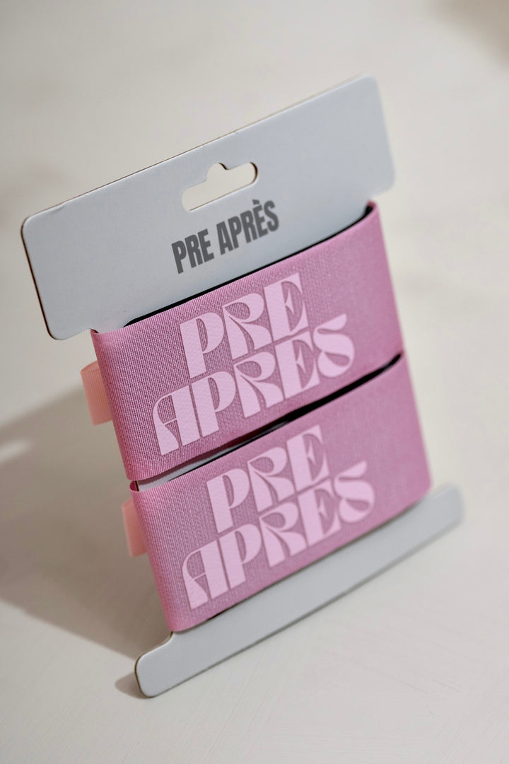 Pre Après Retro Ski Strap - Pink 2pk