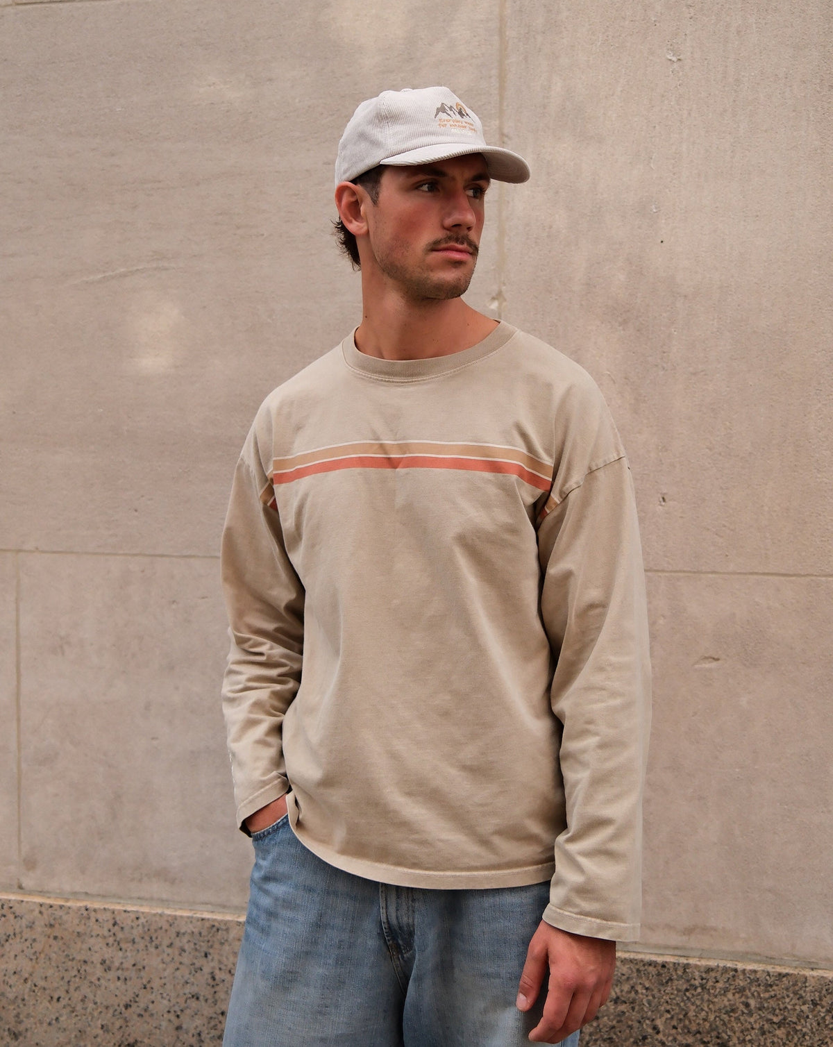 Retro Long Sleeve - Slate Green