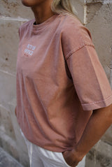 Out of Office Tee - Rusty Red