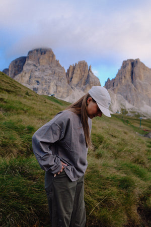 Boxy Washed Long Sleeve - Soft Brown