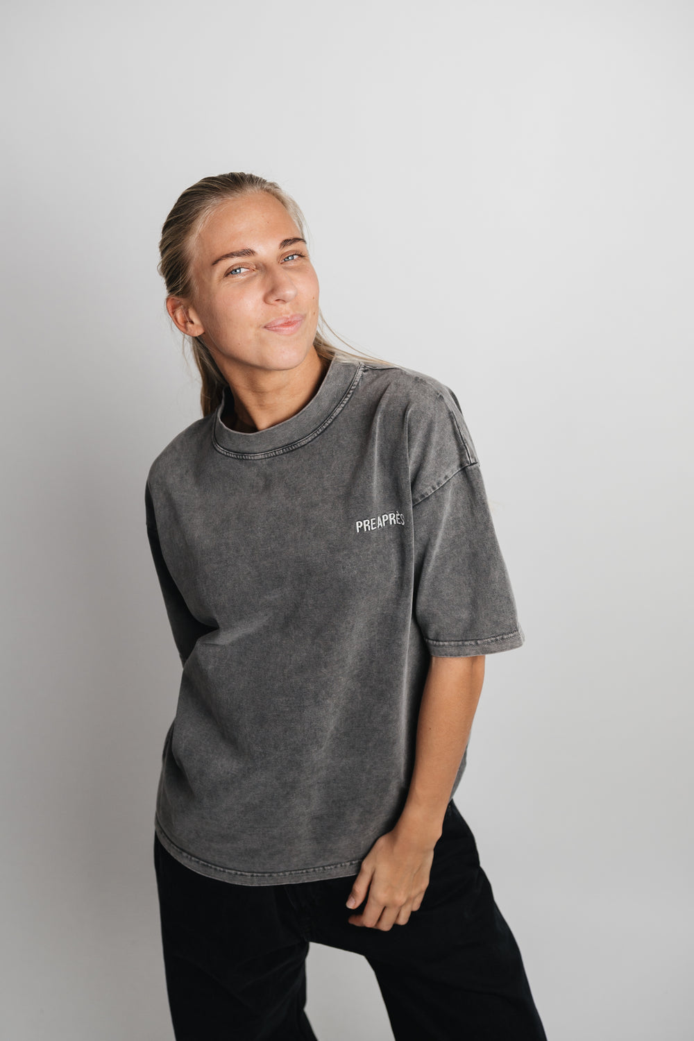 Ecstaski Tee  - Faded Black