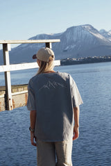 Alpine Horizon Tee - Stormy Blue