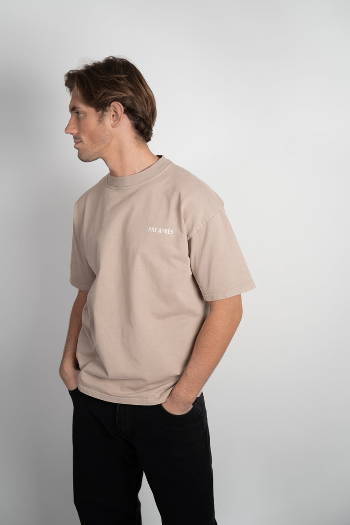 Base Washed Tee - Sandstone