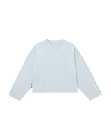Boxy Long Sleeve - Blue Ice Melange