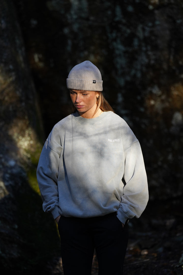 Off Piste Vintage Washed Sweatshirt - Stormy Blue