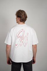 SKI Oversized Heavy Tee - White