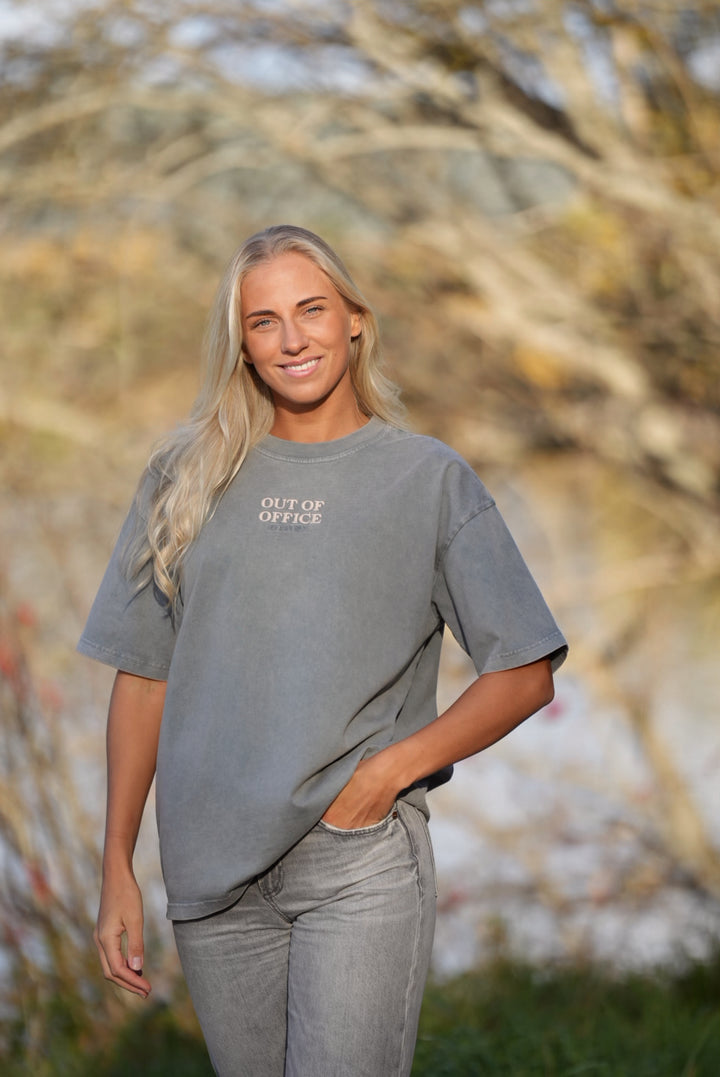 Out of Office Tee - Stormy Blue
