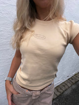 Fitted Tee - Soft Yellow