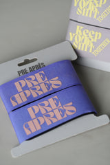 Pre Après Retro Ski Strap - Purple/Pink 2pk