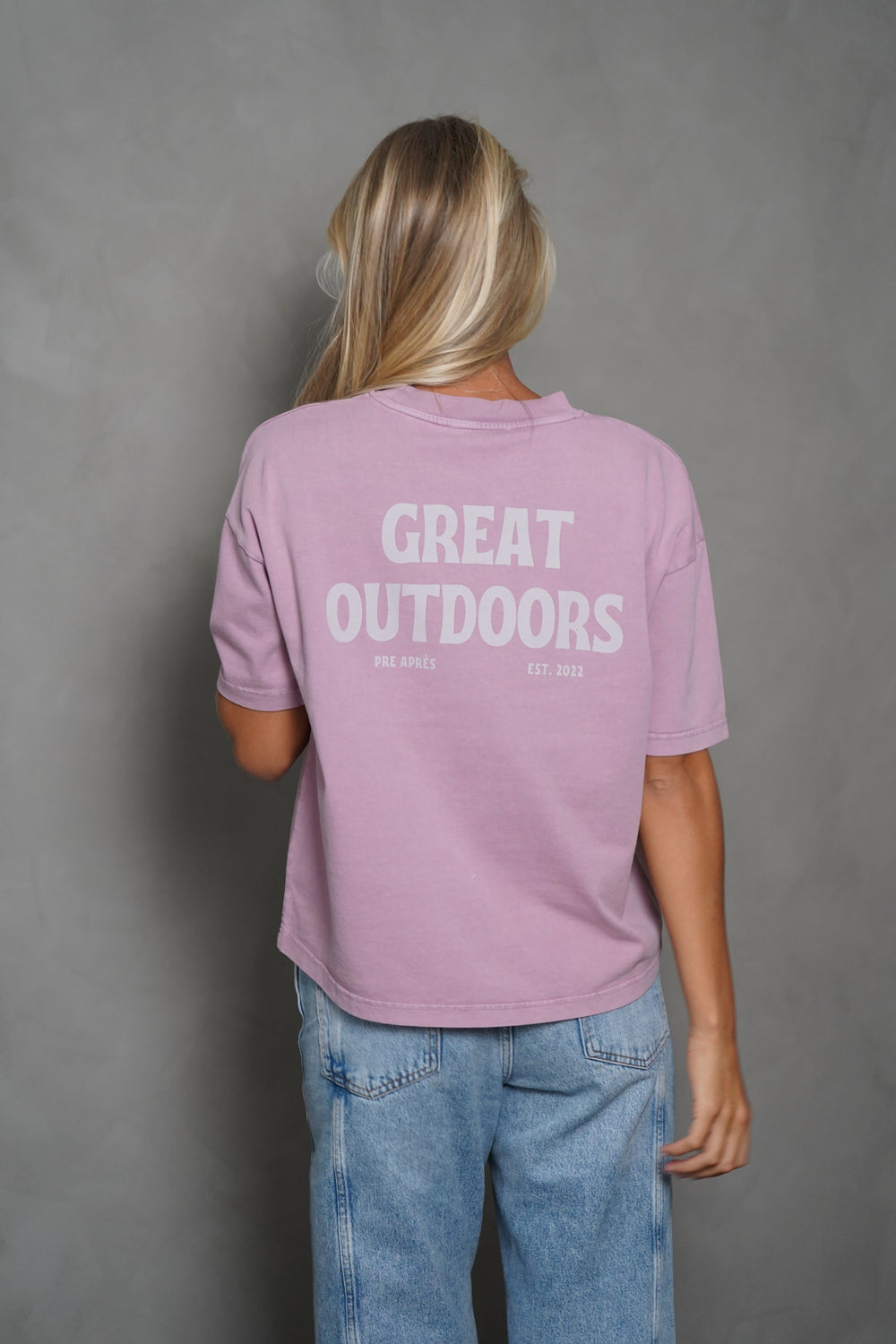 Great Outdoors Tee - Dusty Lilac