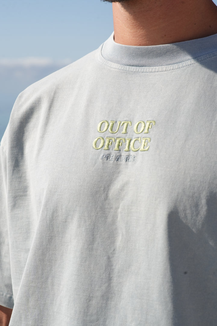 Out Of Office Tee - Coastal Blue
