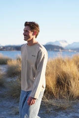 Boxy Maverick Long Sleeve - Khaki Grey