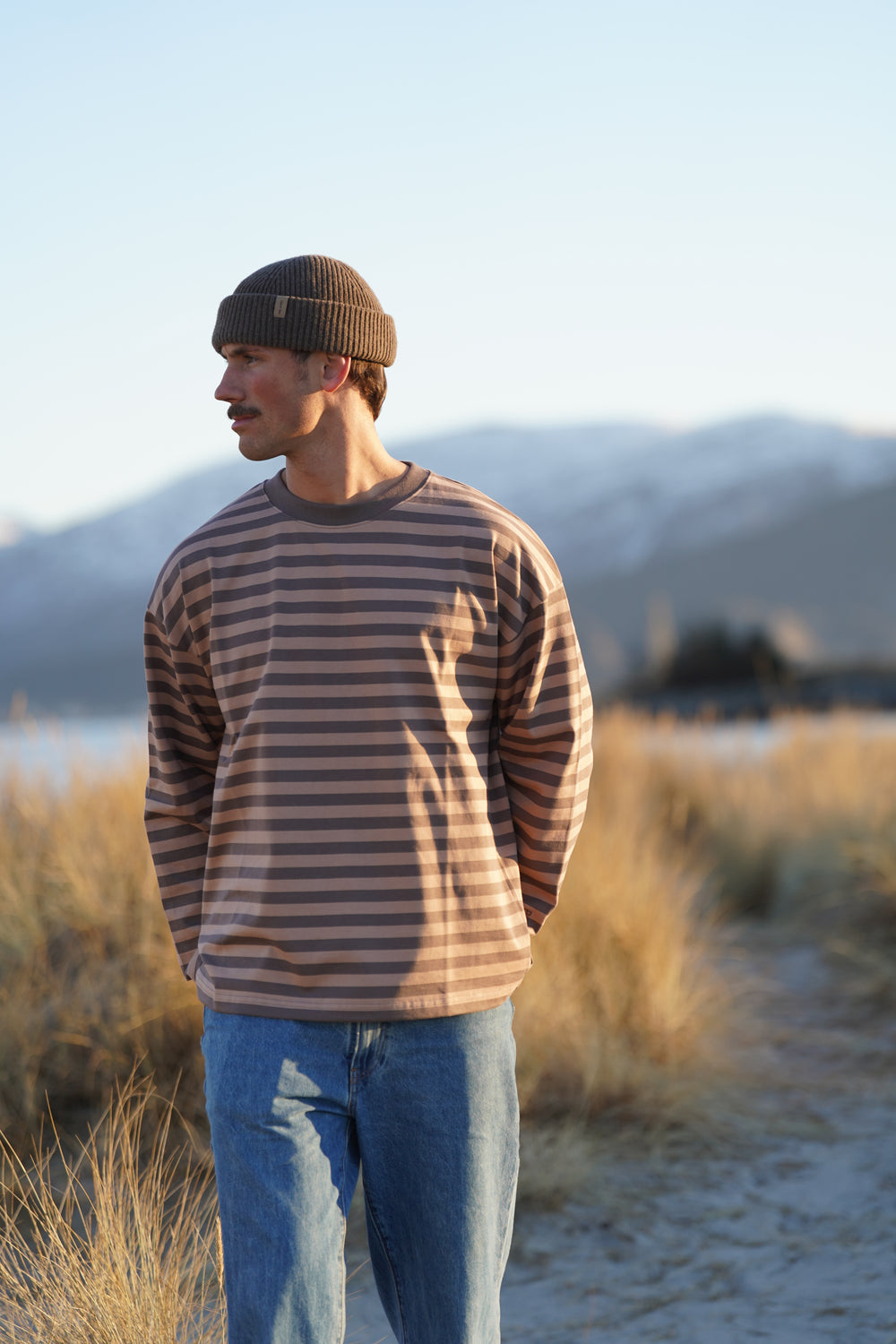 Striped Long Sleeve - Brown/Brown