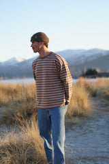 Striped Long Sleeve - Brown/Brown