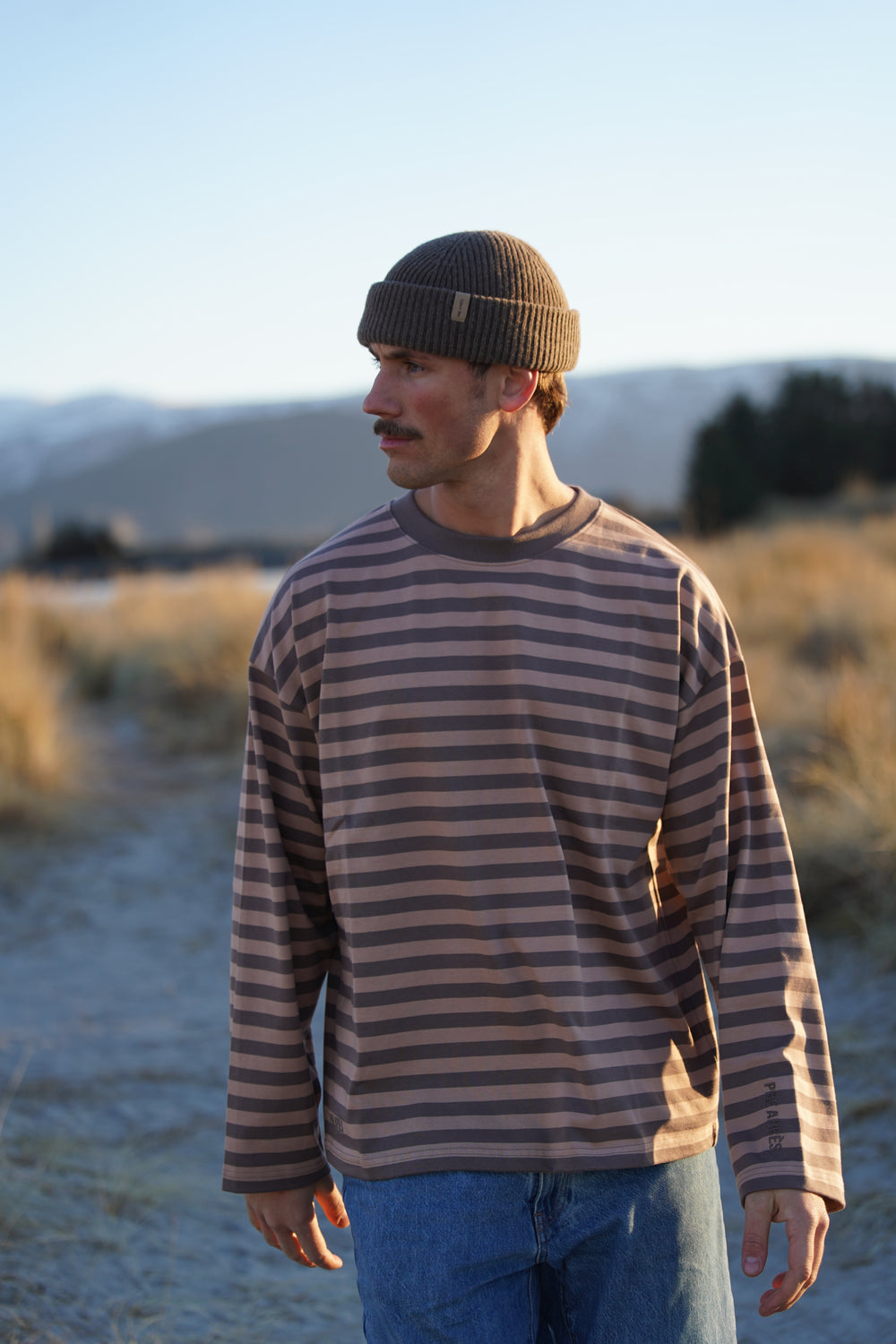 Striped Long Sleeve - Brown/Brown