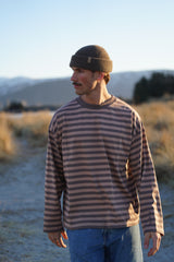Striped Long Sleeve - Brown/Brown