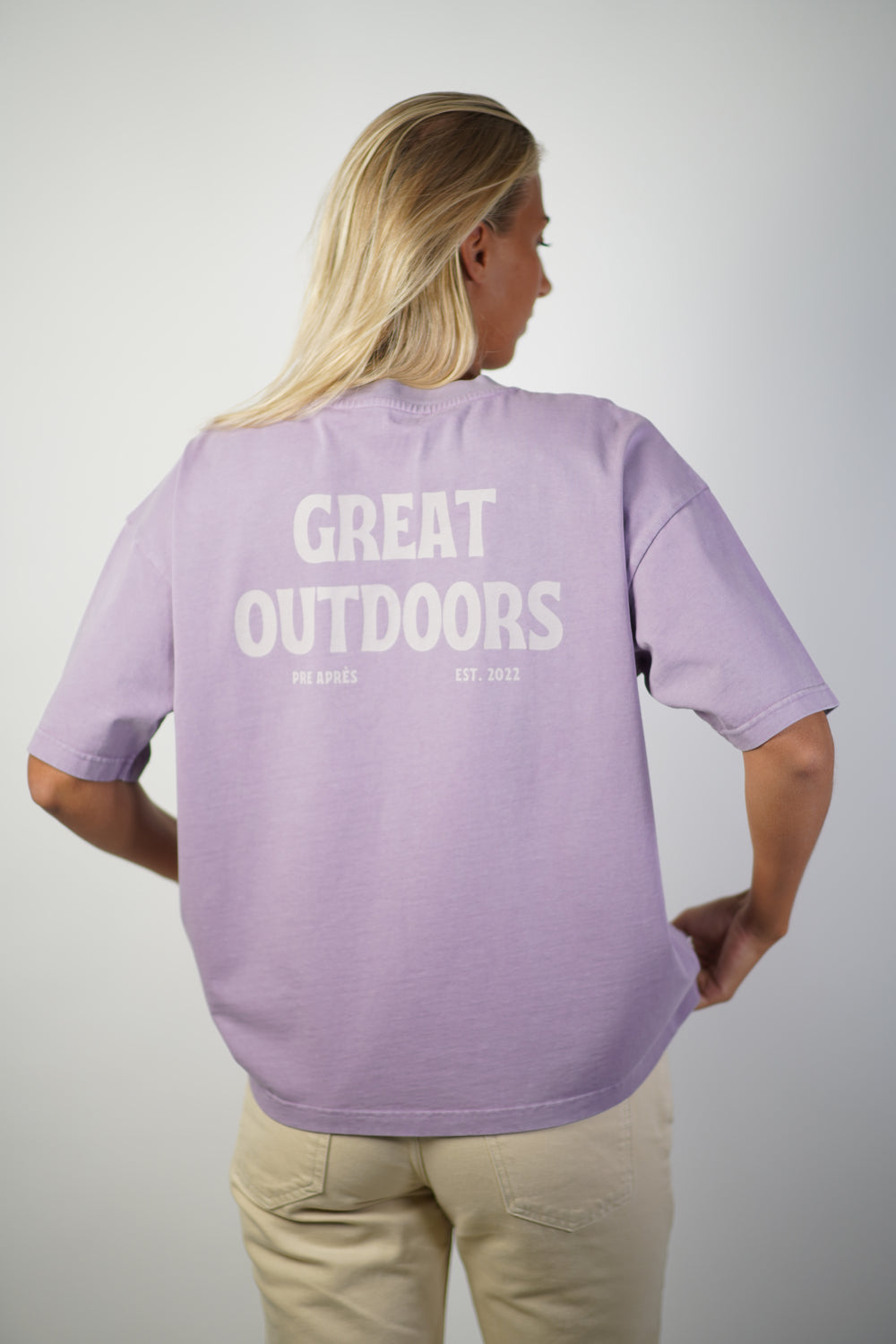 Great Outdoors Tee - Dusty Lilac