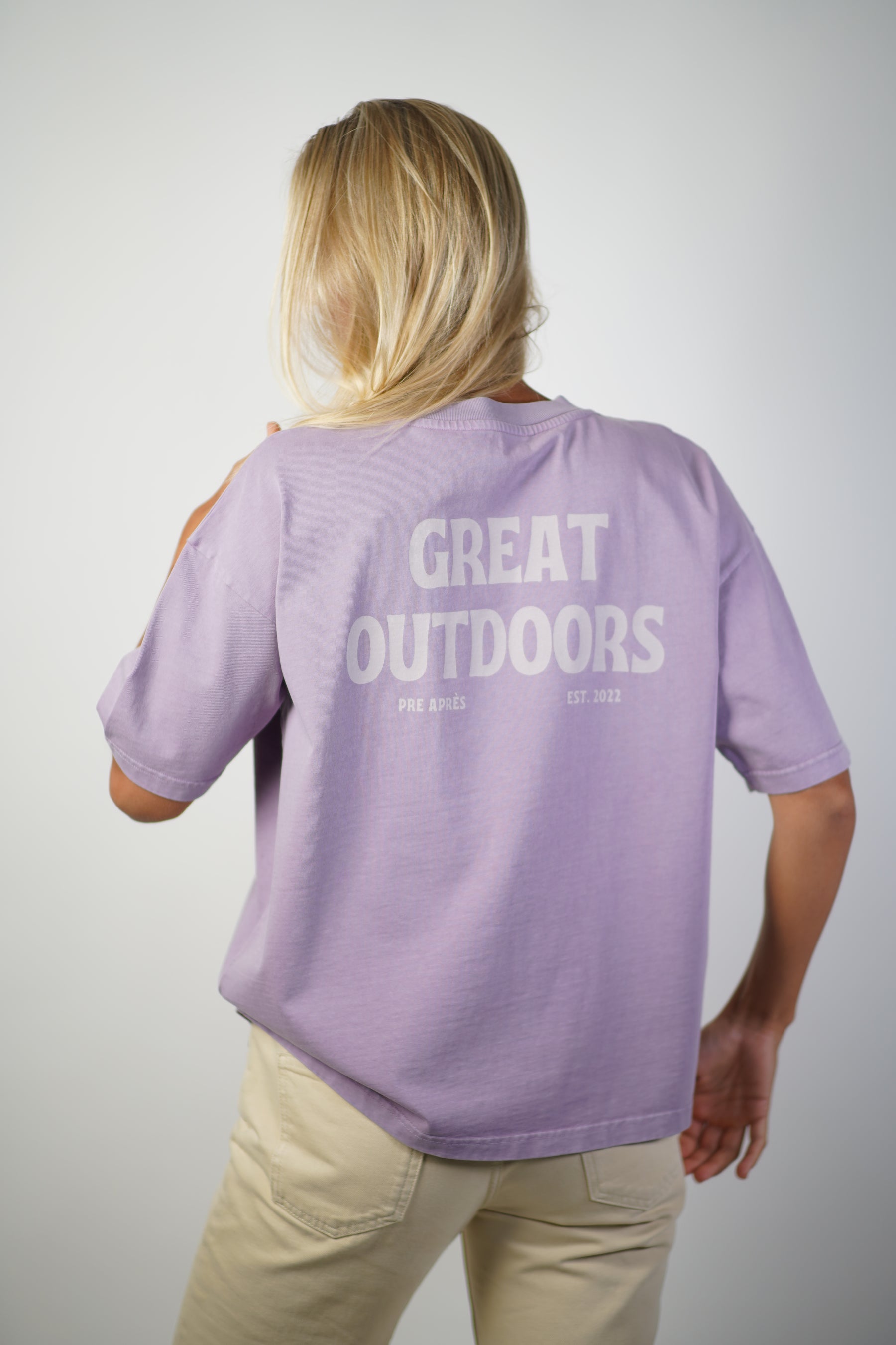 Great Outdoors Tee - Dusty Lilac