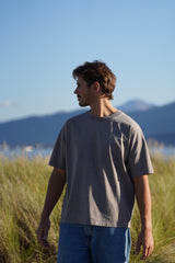 Base Tee - Brown Melange
