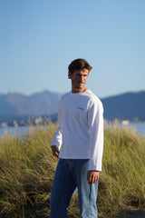 Native Long Sleeve - White/Sage