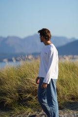 Native Long Sleeve - White/Sage