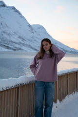Boxy Alpine Long Sleeve - Dusty Lilac