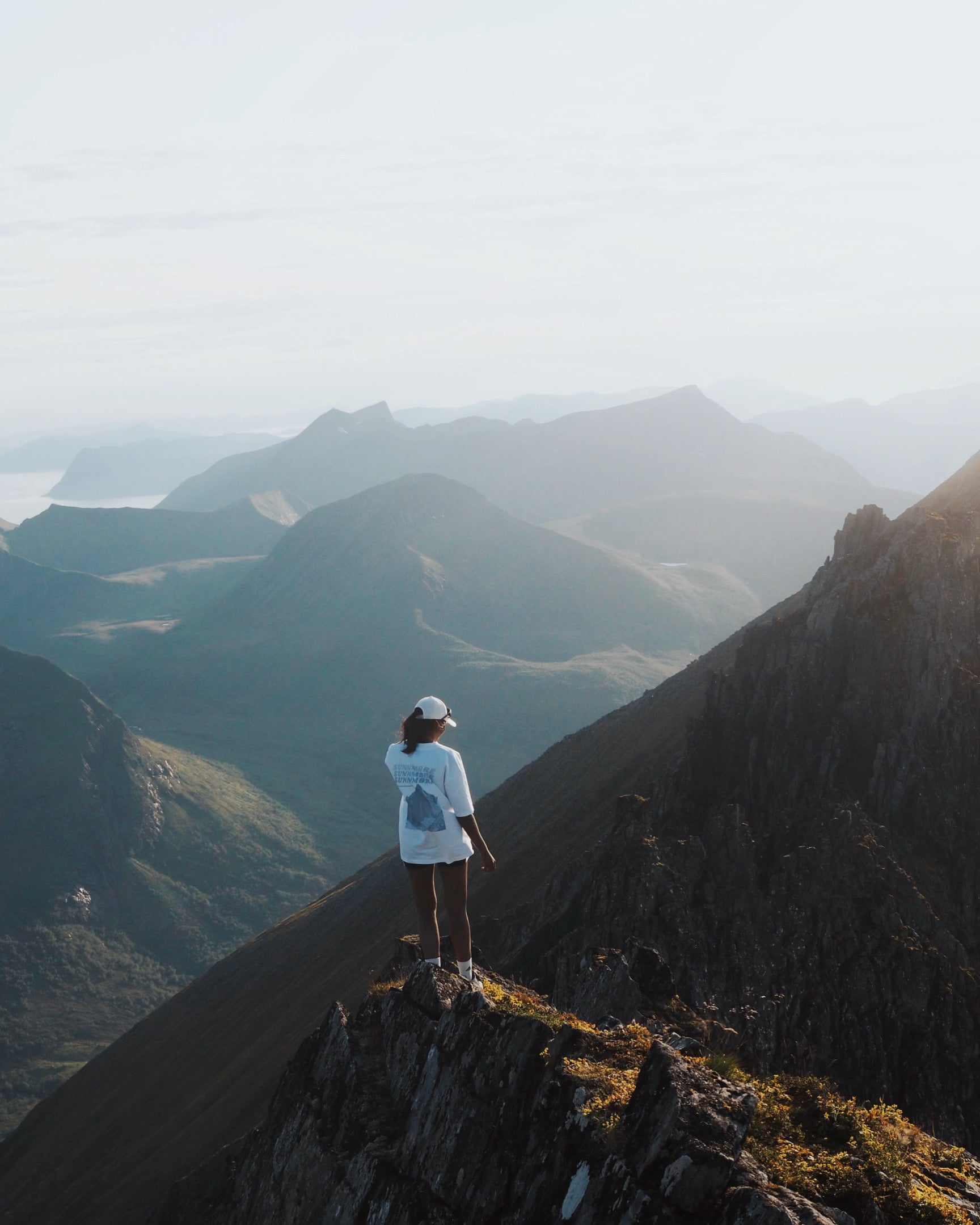 Sunnmøre Oversized Heavy Tee - Faded Blue