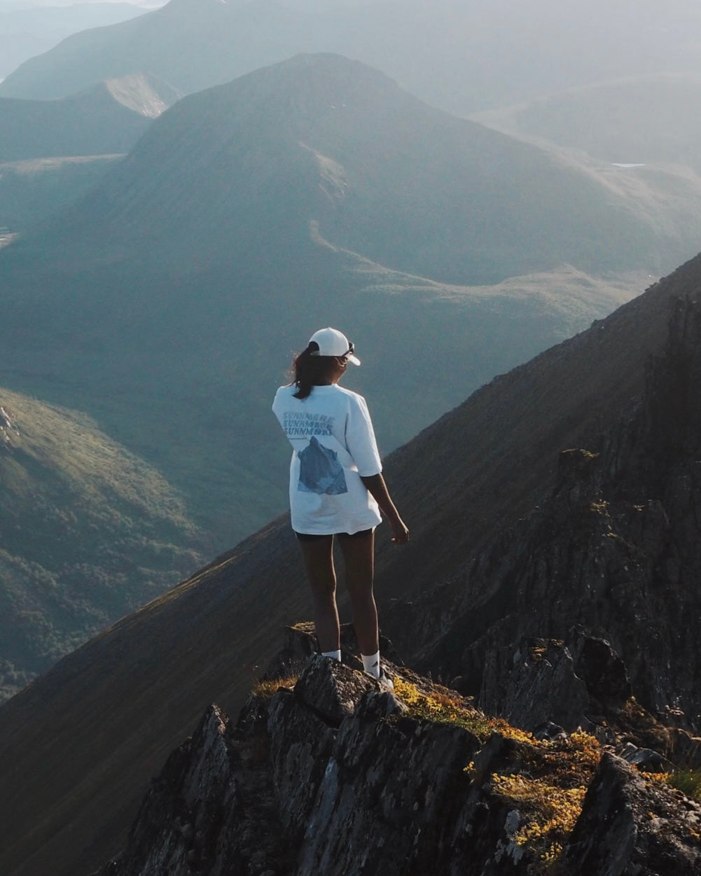 Sunnmøre Oversized Heavy Tee - Faded Blue