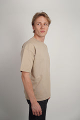 Skiers Oversized Heavy Tee - Sandstone