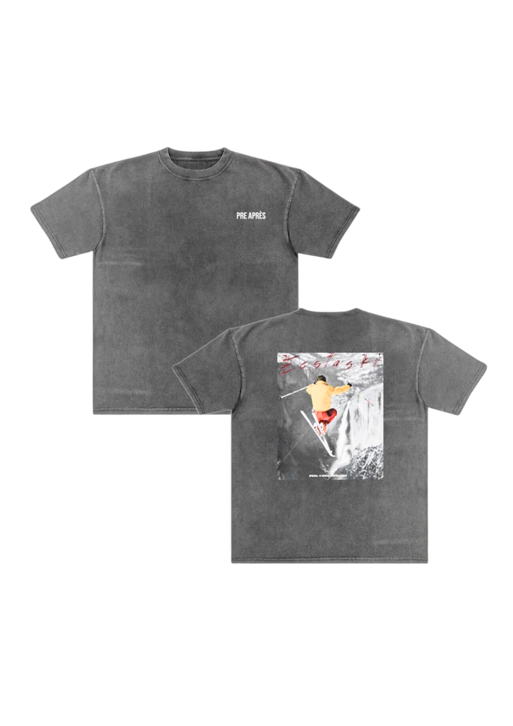 Ecstaski Tee  - Faded Black