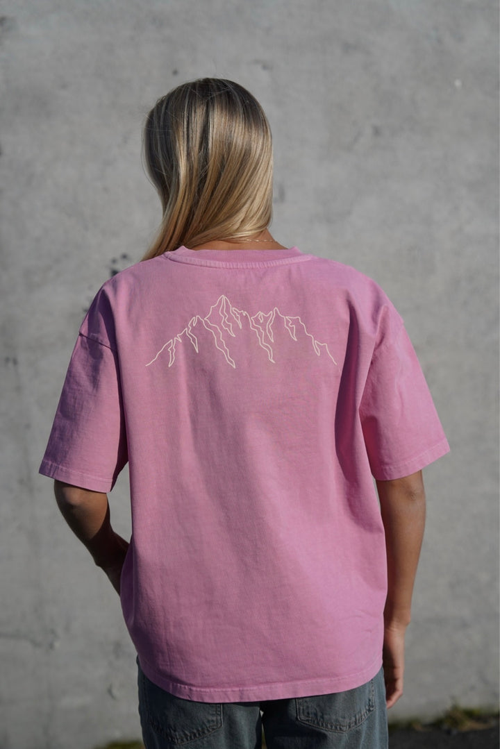 Alpine Horizon Tee - Soft Pink