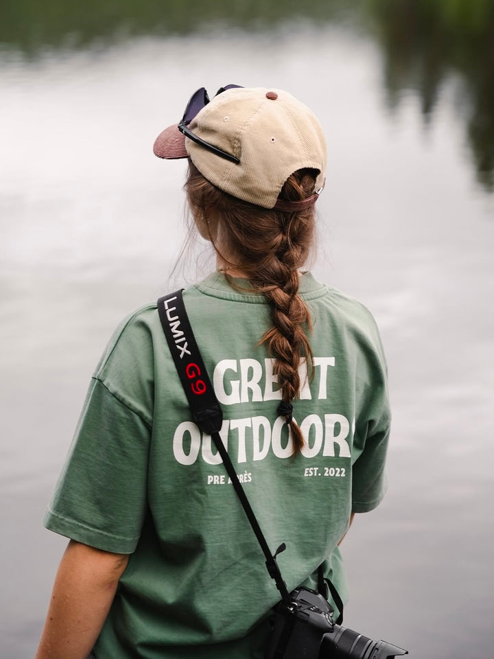Great Outdoors Tee - Forrest Green