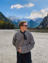 Boxy Washed Long Sleeve - Soft Brown