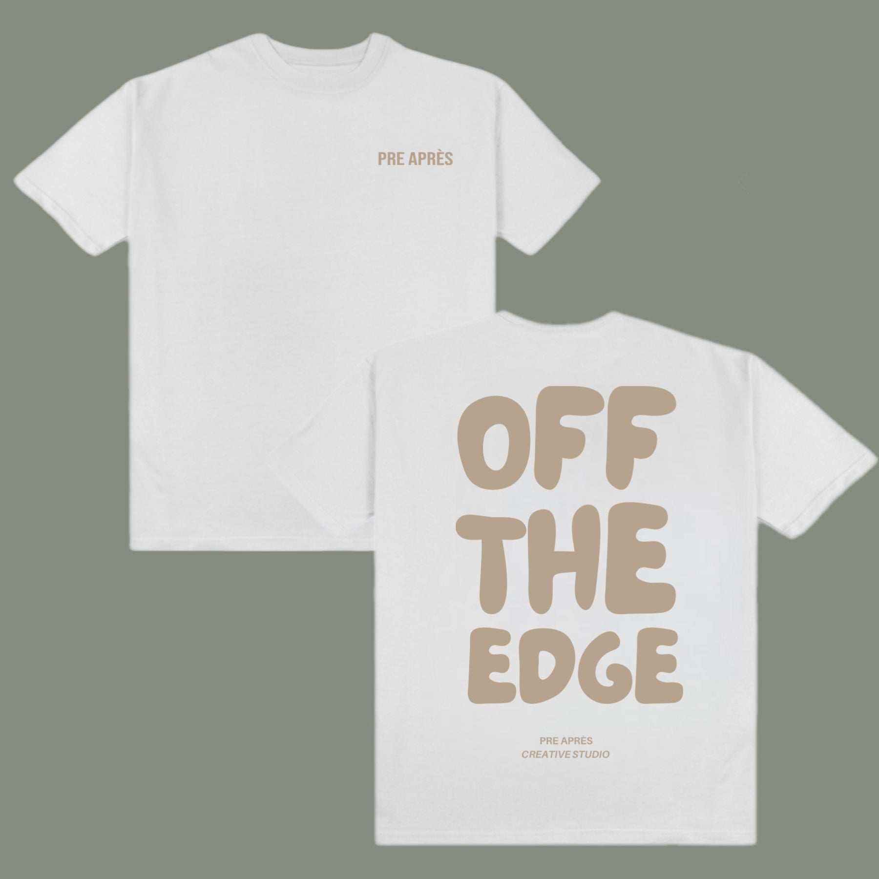 Off the Edge Tee - White