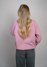 Vintage Washed Sweatshirt - Soft Pink