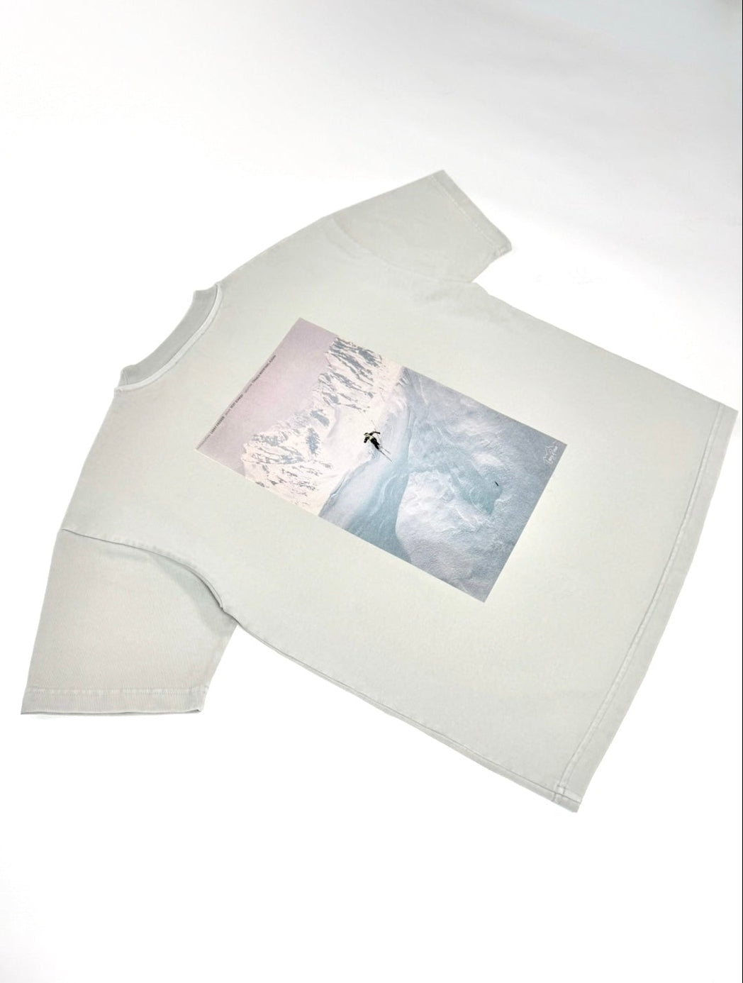 Cliff Hanger Tee - Grey Fog