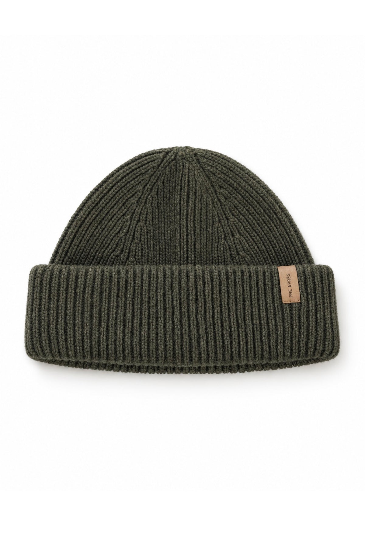 Wool Beanie - Green Stone