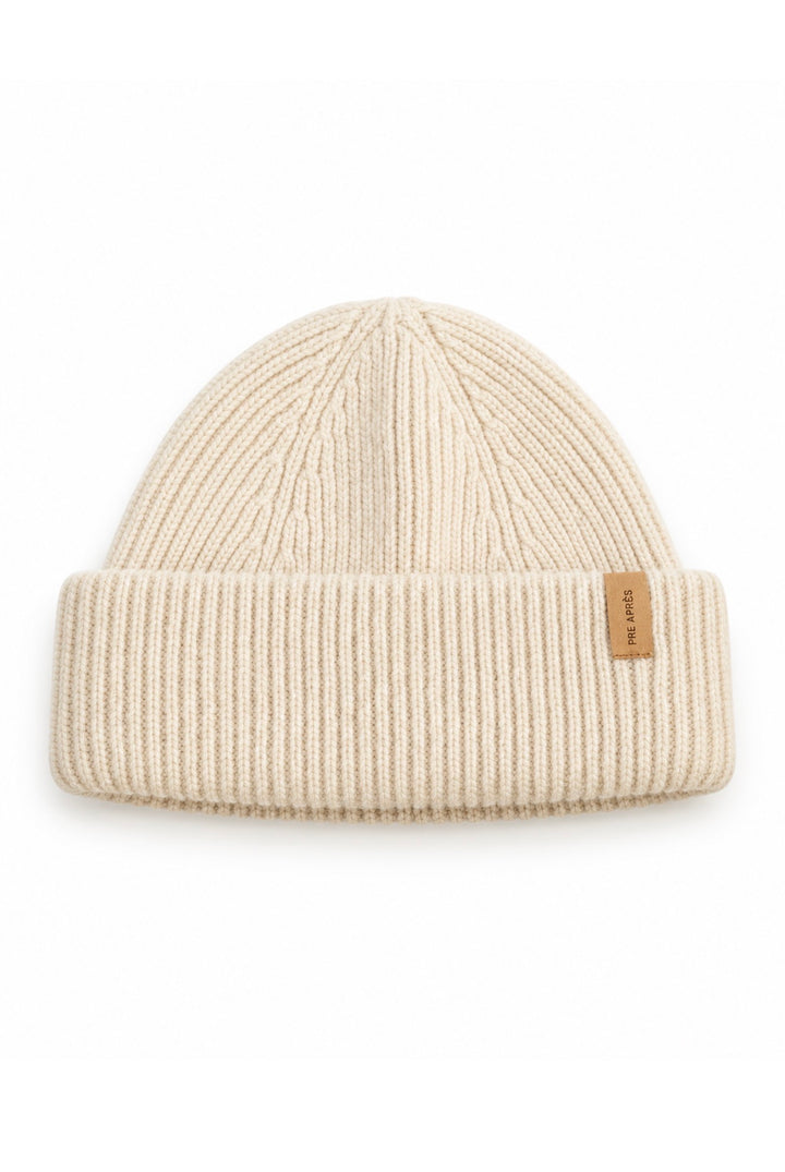 Wool Beanie - Cream White