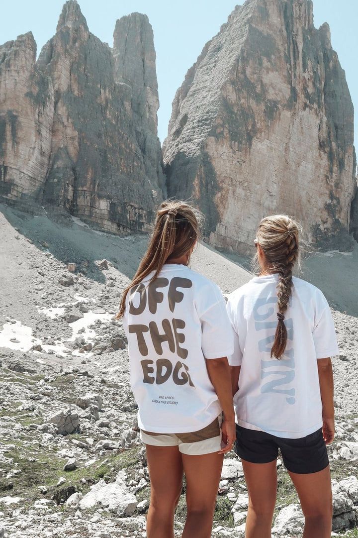 Off the Edge Tee - White