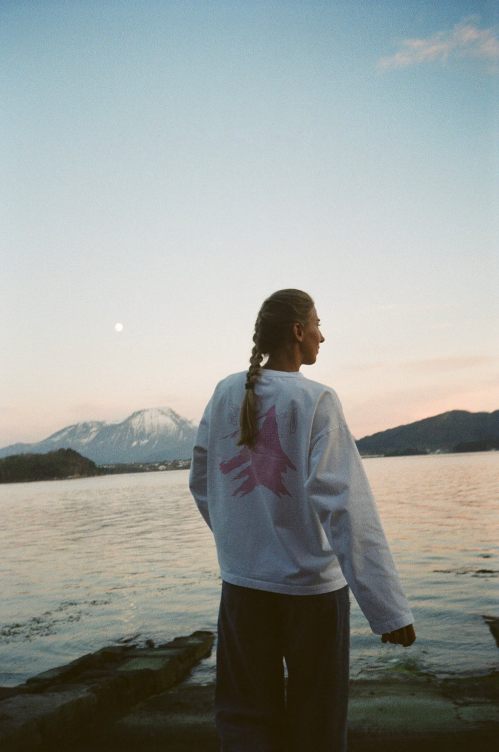 Native Long Sleeve - Pink/White
