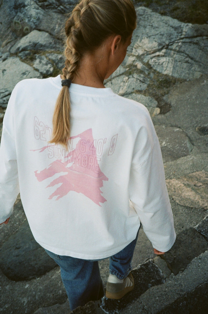 Native Long Sleeve - Pink/White