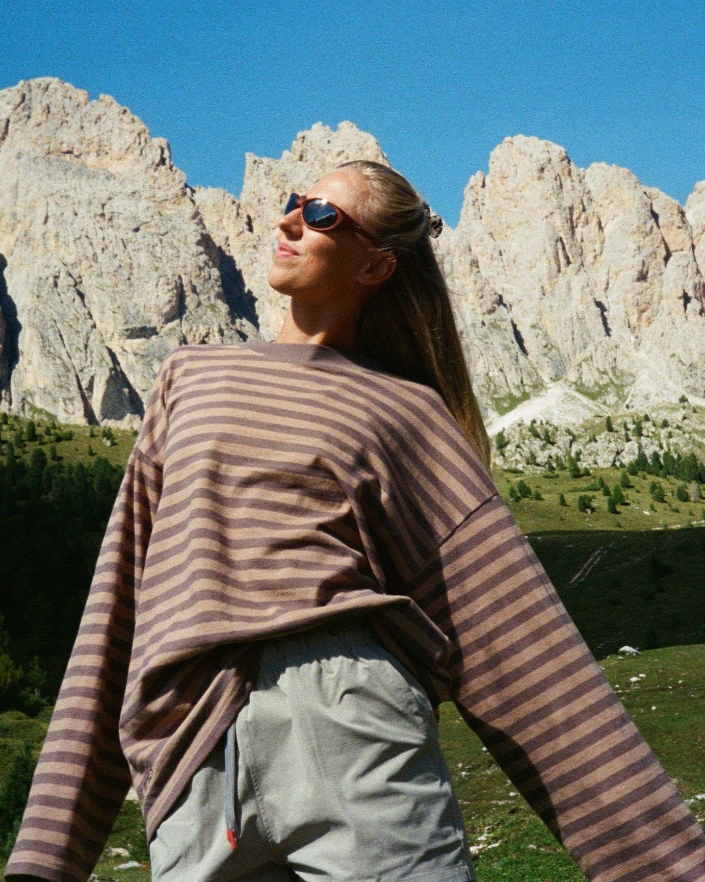 Striped Long Sleeve - Brown/Brown